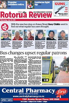 Rotorua Review - July 29th 2015