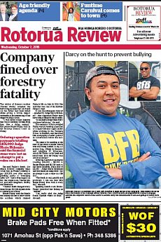 Rotorua Review - October 7th 2015