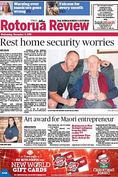 Rotorua Review - November 4th 2015