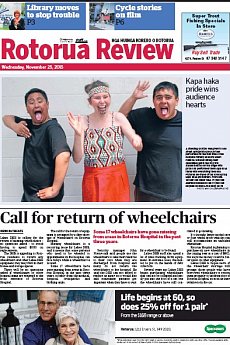 Rotorua Review - November 25th 2015