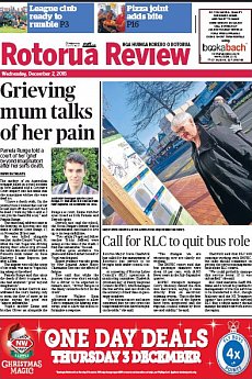 Rotorua Review - December 2nd 2015